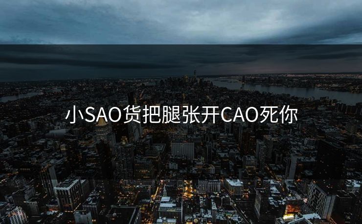 小SAO货把腿张开CAO死你
